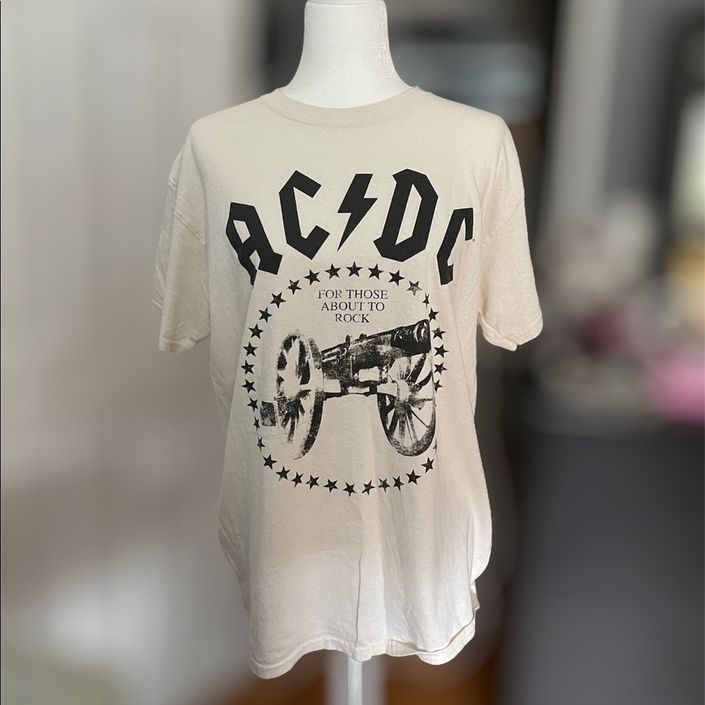 Vintage AC/DC Graphic T Shirt tour concert size L